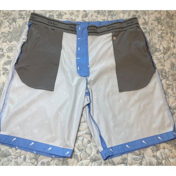 Walter Hagan Perfect 11 Light Blue Golf Bag design shorts, Waist: 42 - Picture 10 of 13